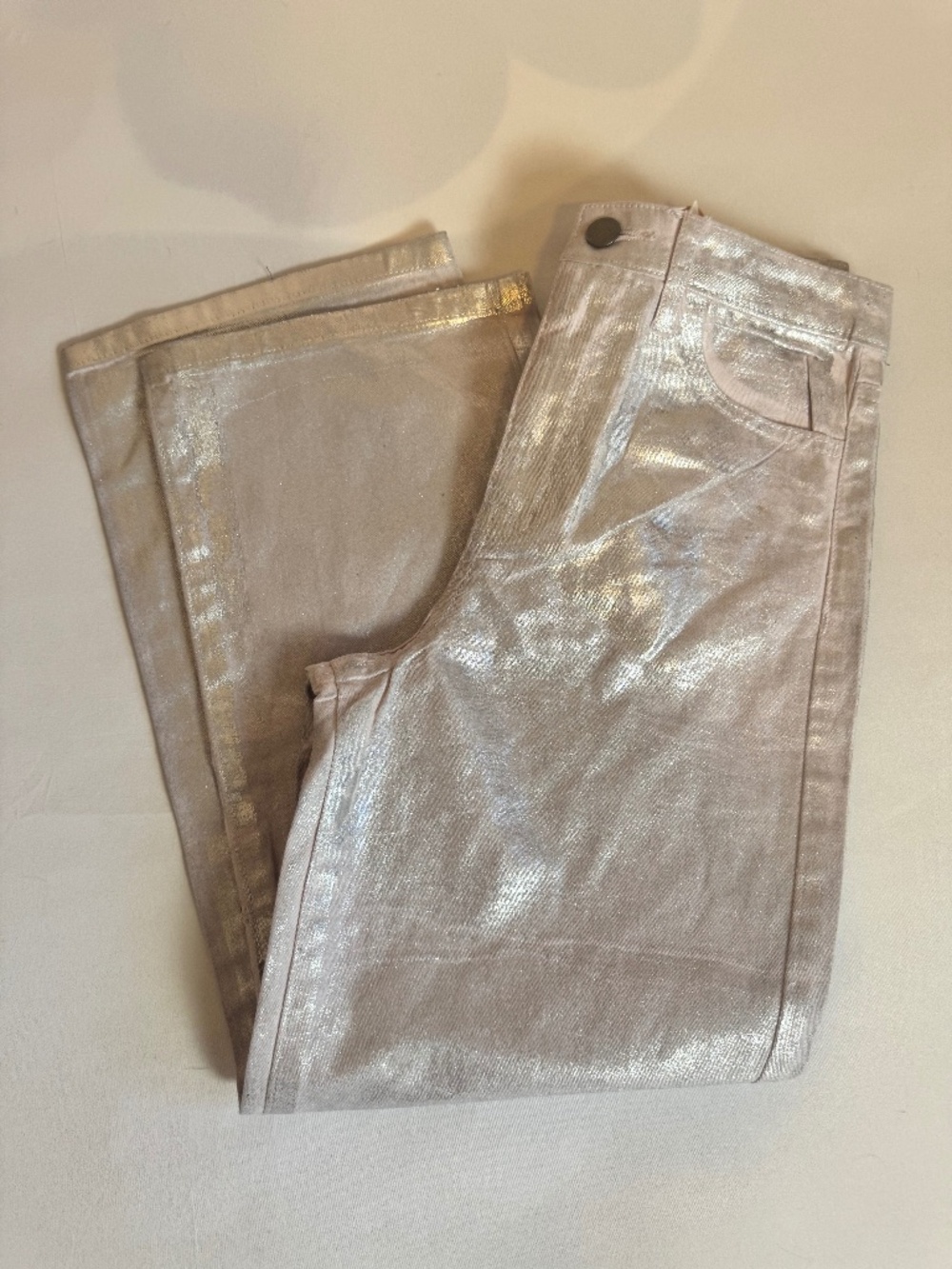 GB Girls metallic jean Sz 12 NWT